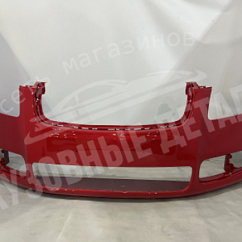 Бампер задний Skoda Fabia (07-10) 8T8T Flash Red Красный