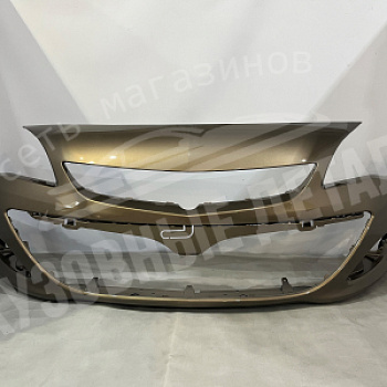 Бампер передний Opel Astra J рест GWE Sculptural Bronze Коричневый