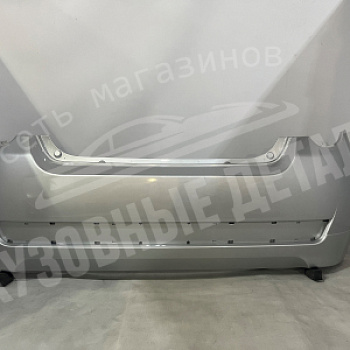 Бампер задний Chevrolet Aveo T255 92U Poly Silver Серебристый